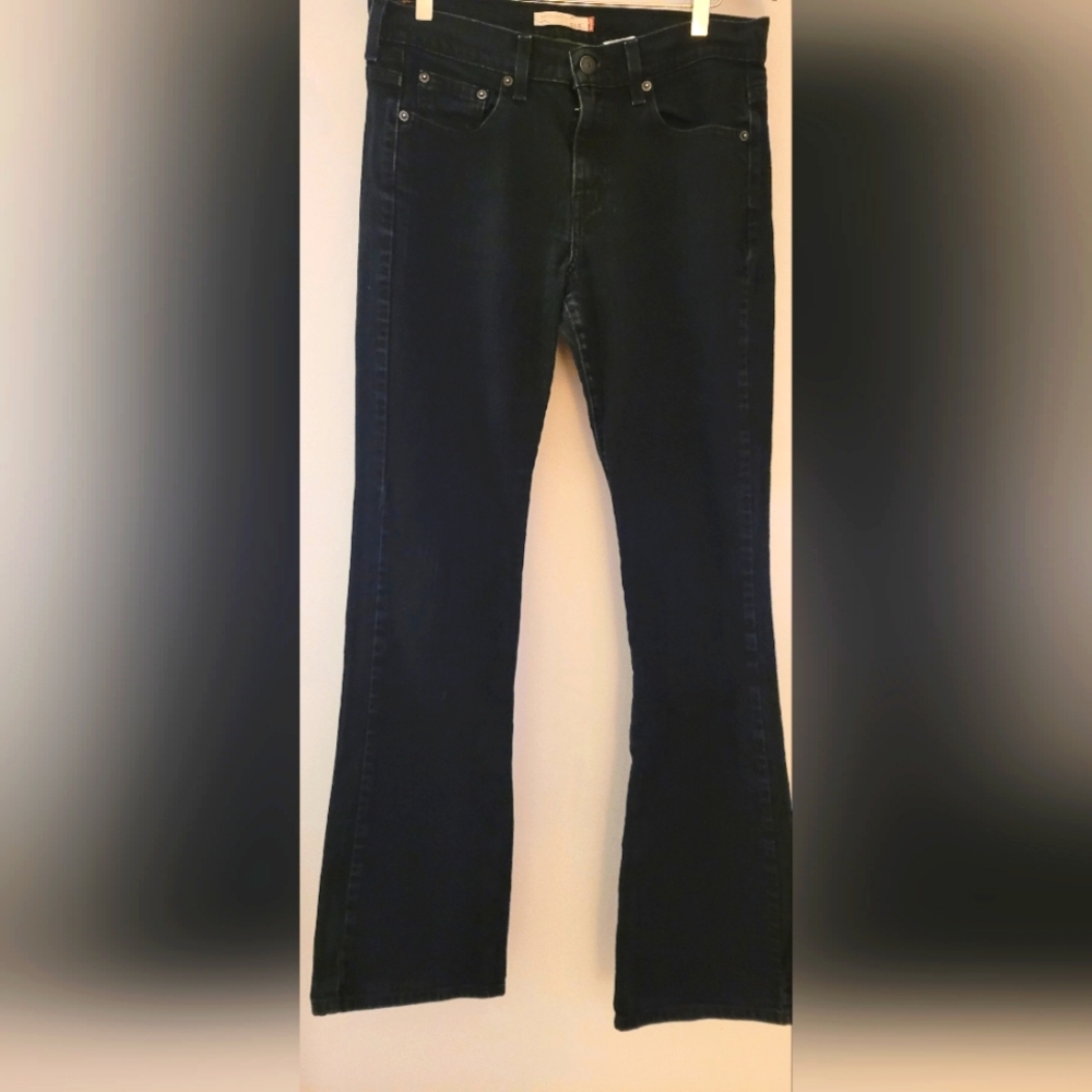 Woman 515 bootcut black Levi's jean 8L ( long legs)